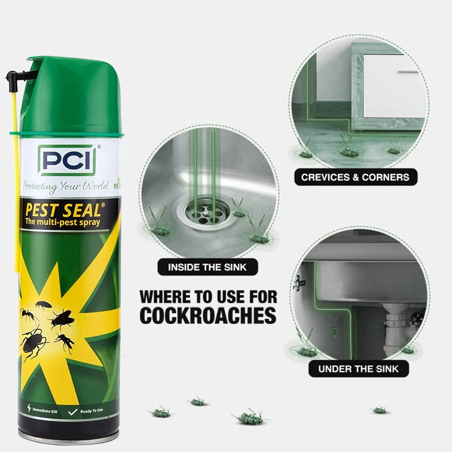 0270 PCI Aerosol 320 ml Spray for All Flying and Crawling Insects