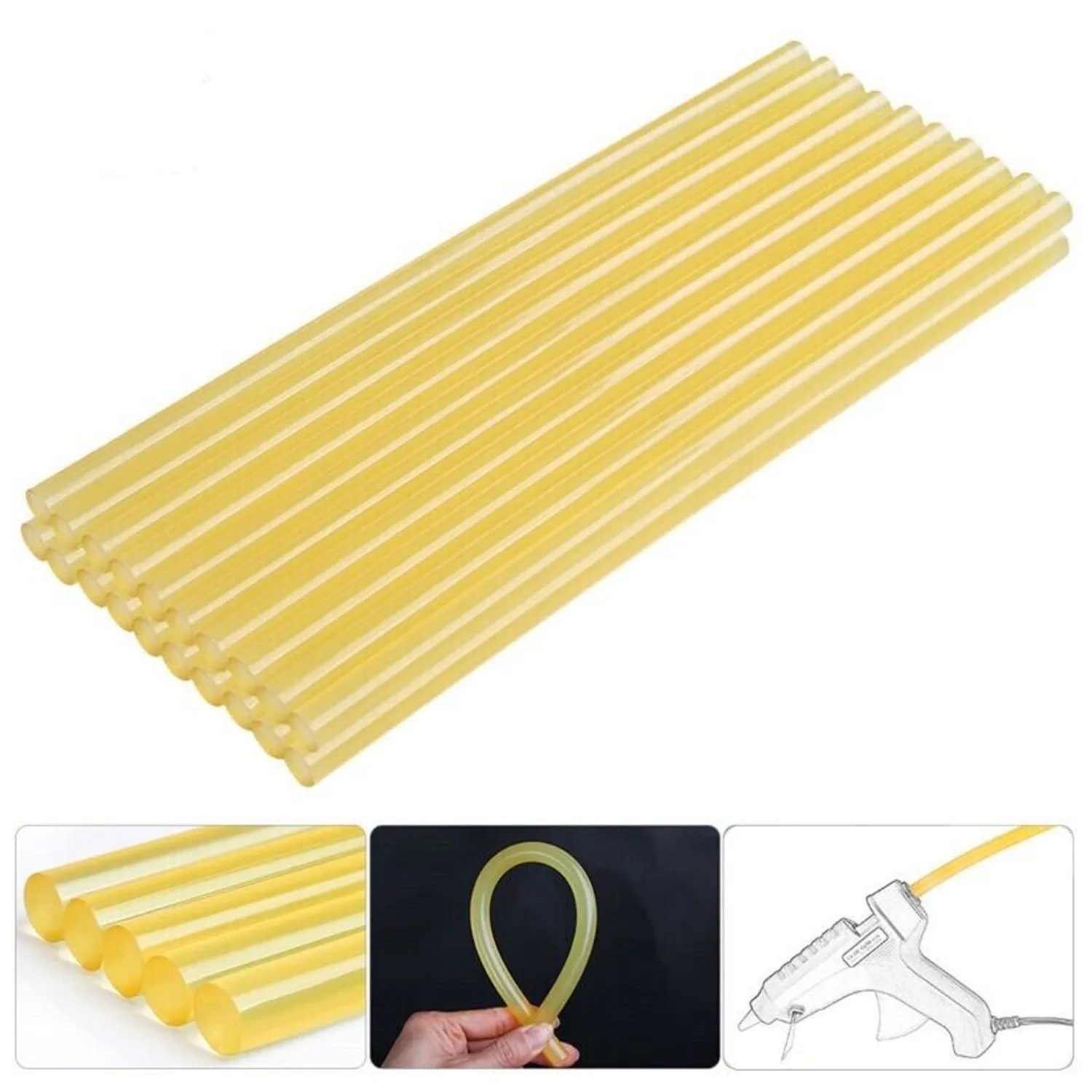 0463 Hot Melt Electric Heating Glue Stick Flexible for DIY, Sealing and Quick Repairs (1 pc) (11mm)