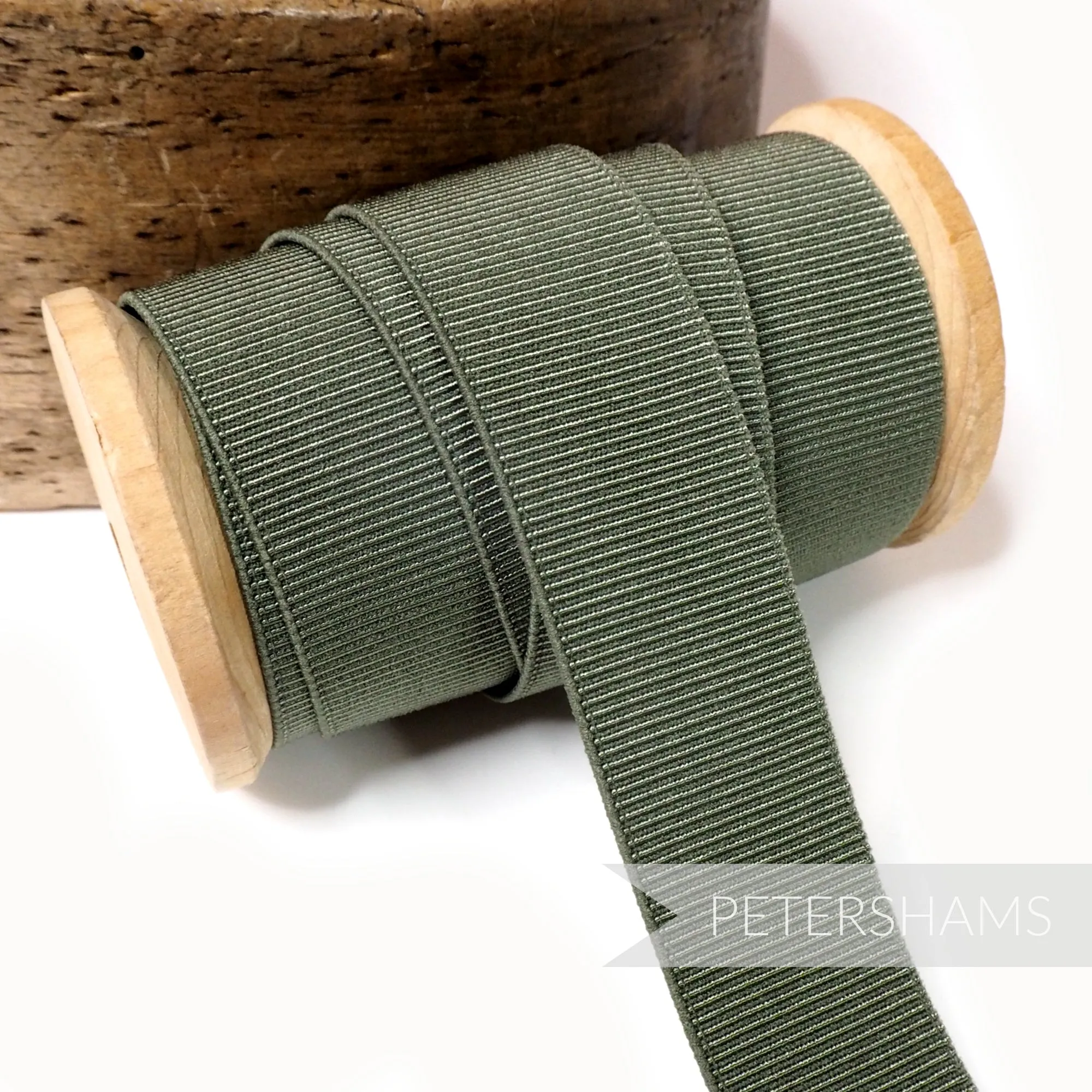 24mm Elastic Grosgrain - 1m
