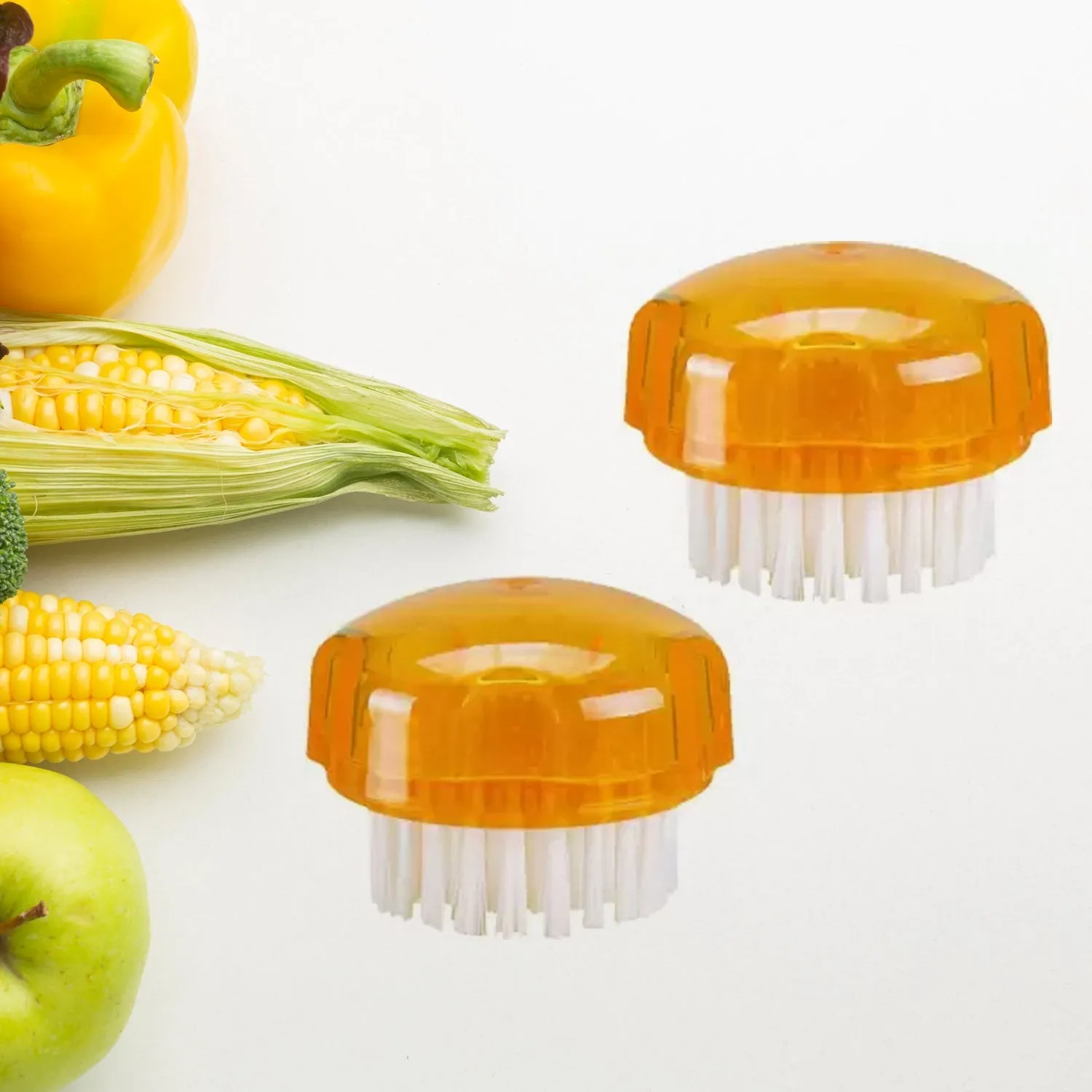 2518 Vegetable Fruits Cleaning Brush Nylon Round Pastry Brush