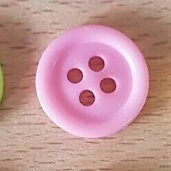4 Hole Plastic Buttons 15mm/24 ligne