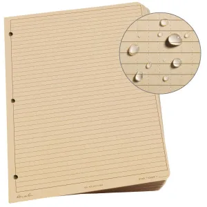 8.5 X 11 Loose Leaf - Universal - Tan