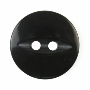 ABC Loose Buttons - 16mm Fisheye Black