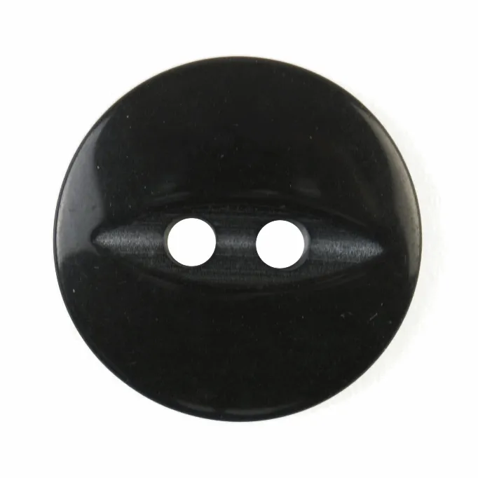 ABC Loose Buttons - 16mm Fisheye Black
