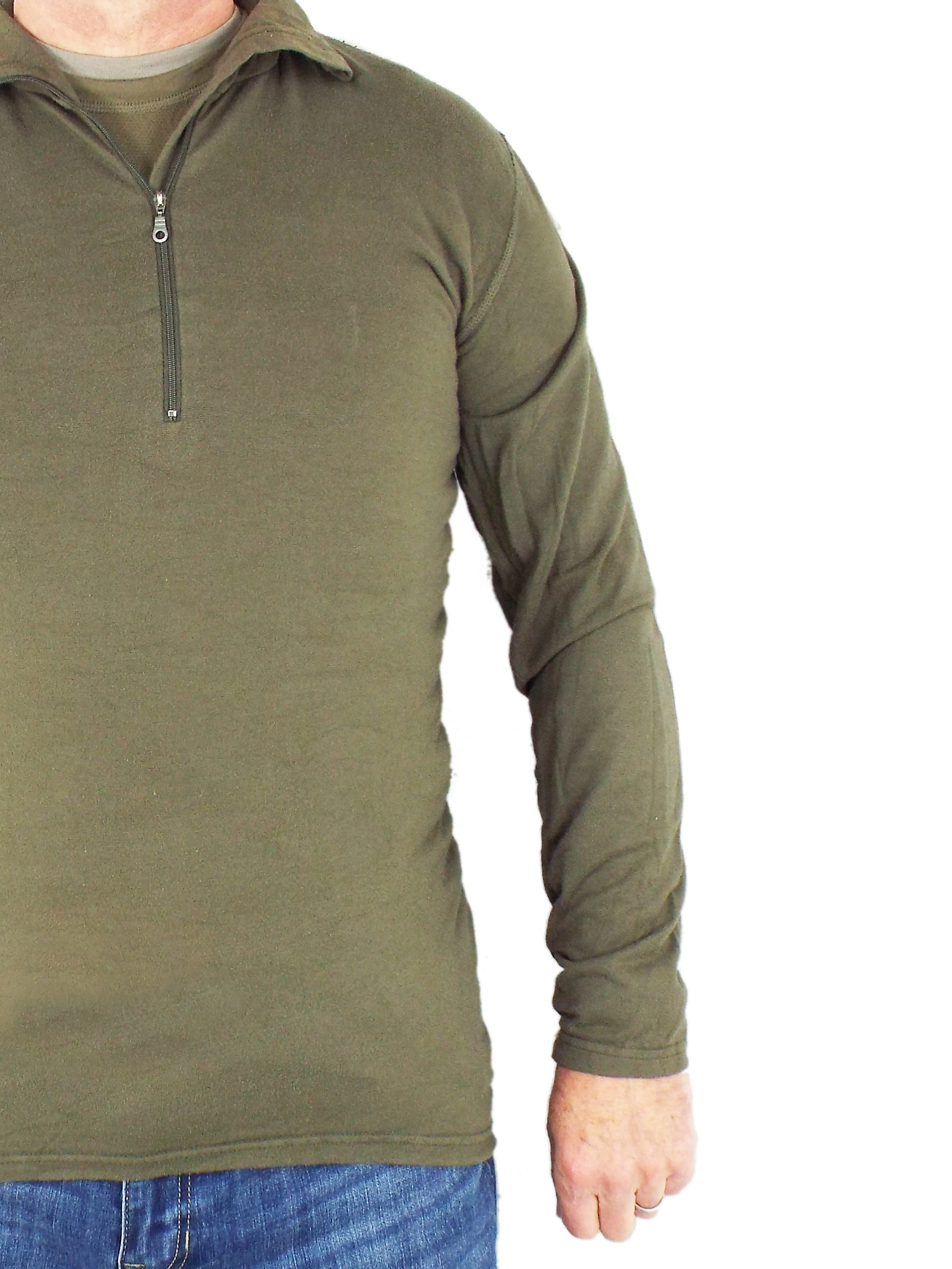 Austrian Military Grade 1 Olive Green Thermal Base Layer Top - Norgie Style