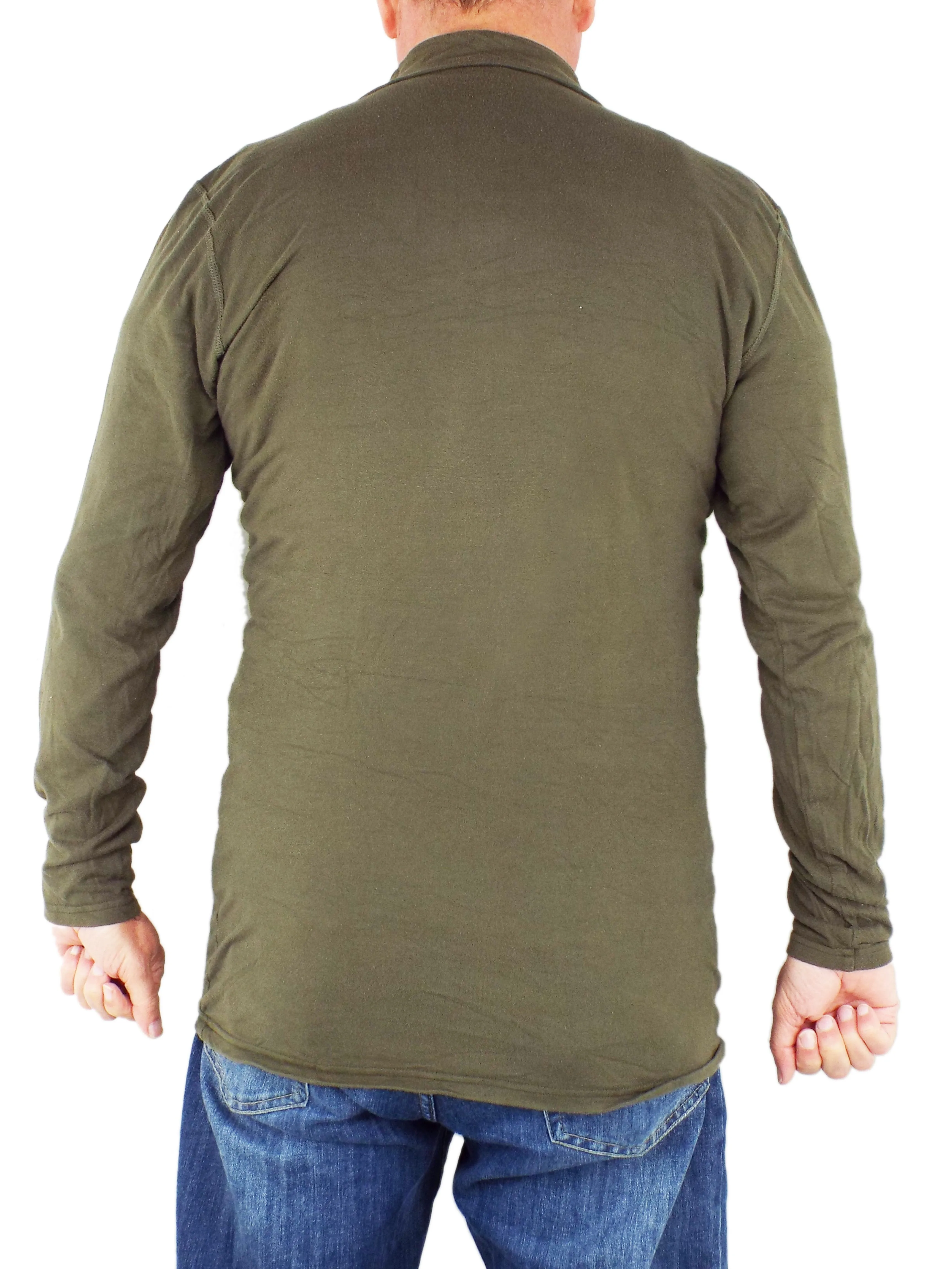 Austrian Military Grade 1 Olive Green Thermal Base Layer Top - Norgie Style