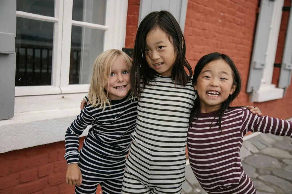 Big Kids Thermal Top - Stripes