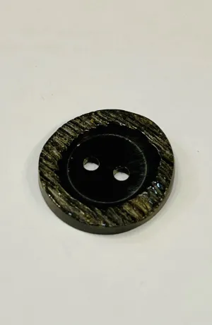 Black horn button