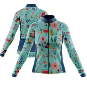 Blooming Garden | Women's Long Sleeve Cycling Jersey
