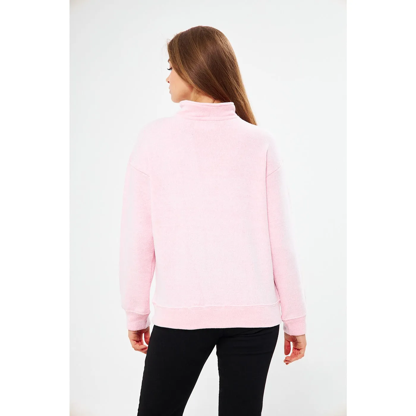 Blush Pink Oversized Sweatshirt