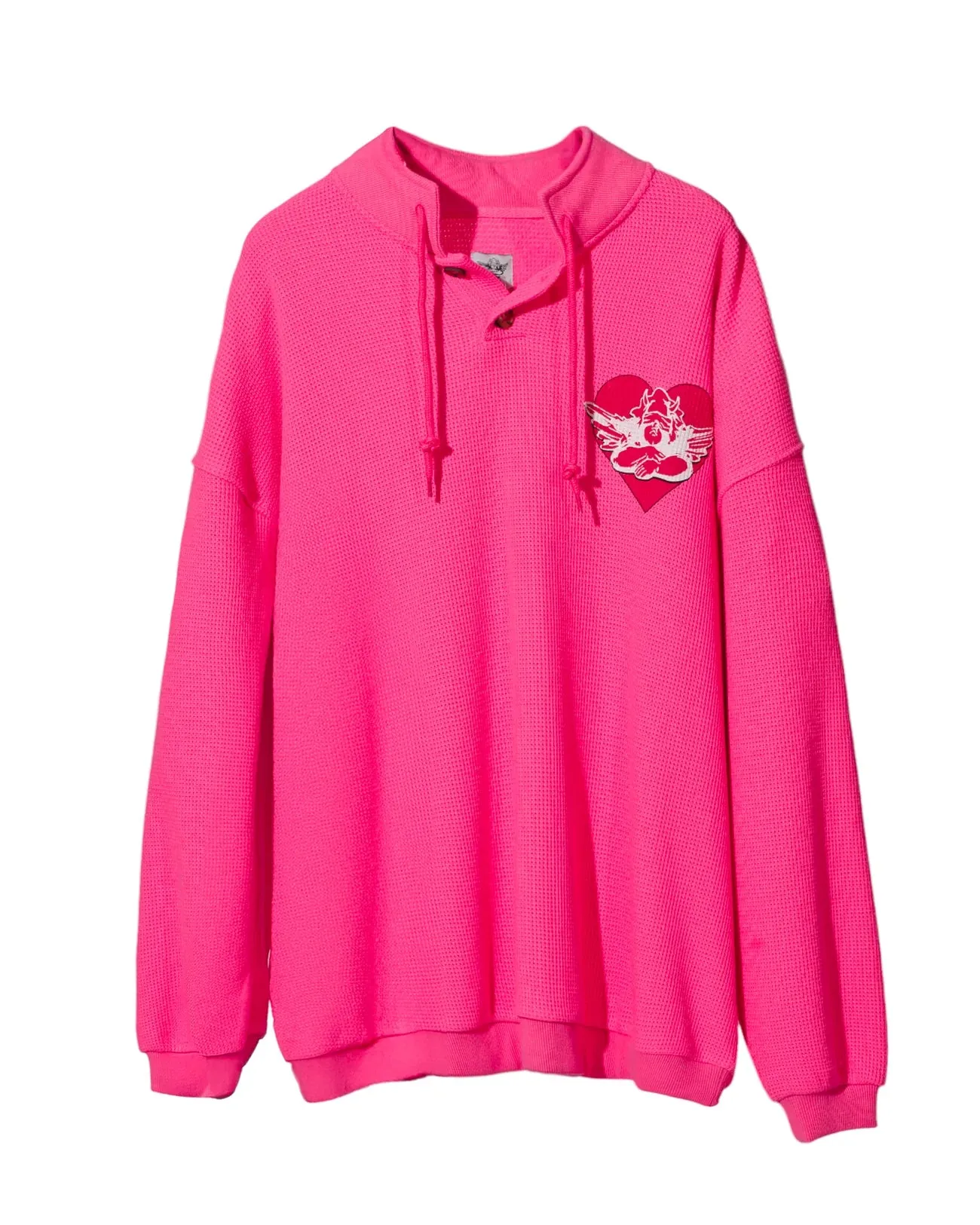 Boys Lie Goodbye Again Henley Crewneck