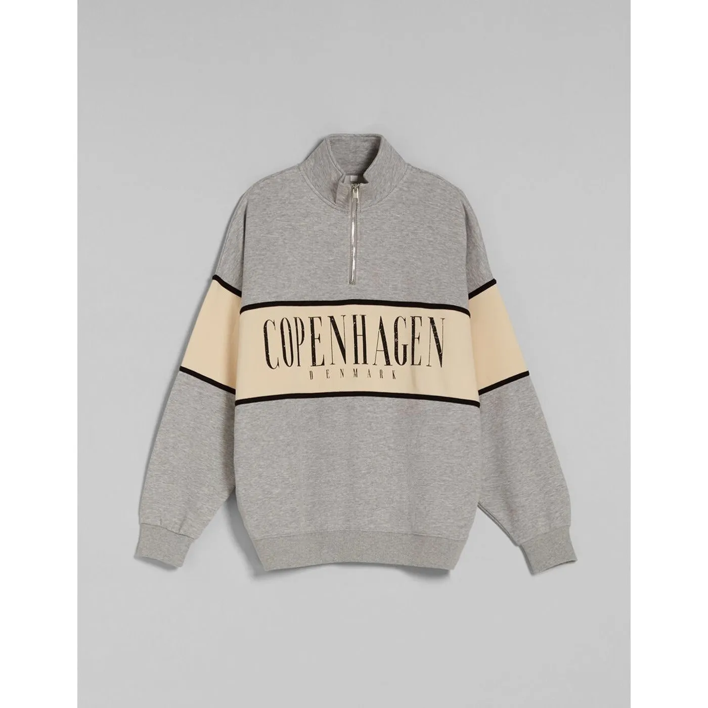BSK Oversized Mock Neck Sweat