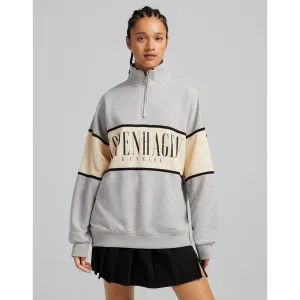 BSK Oversized Mock Neck Sweat