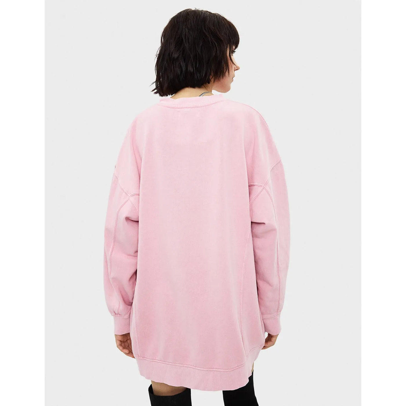 BSK Oversized Pink Sweatshirt