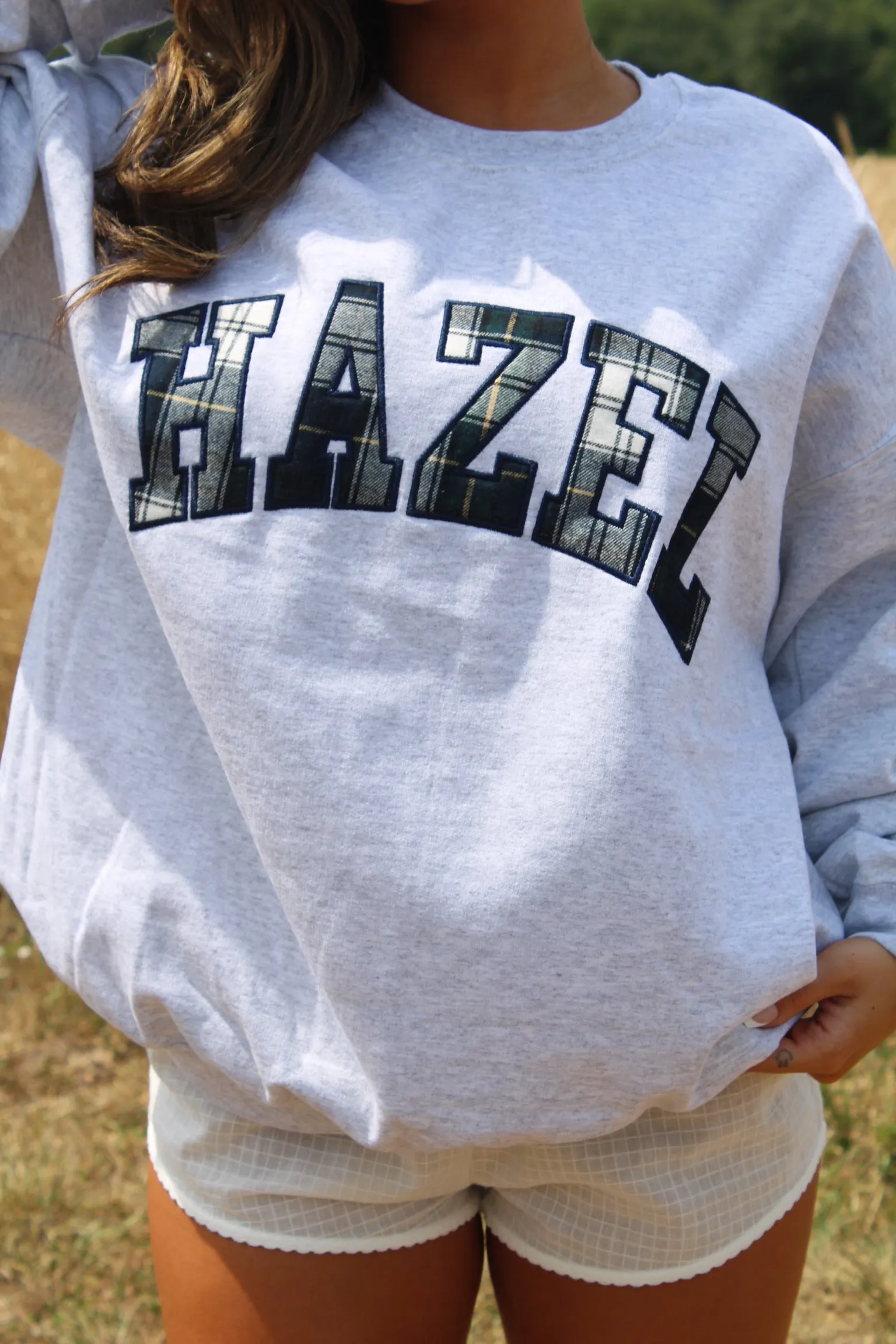 Clueless Plaid Hazel Crew