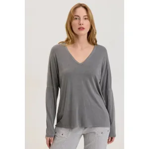 Delightful Top in Grey