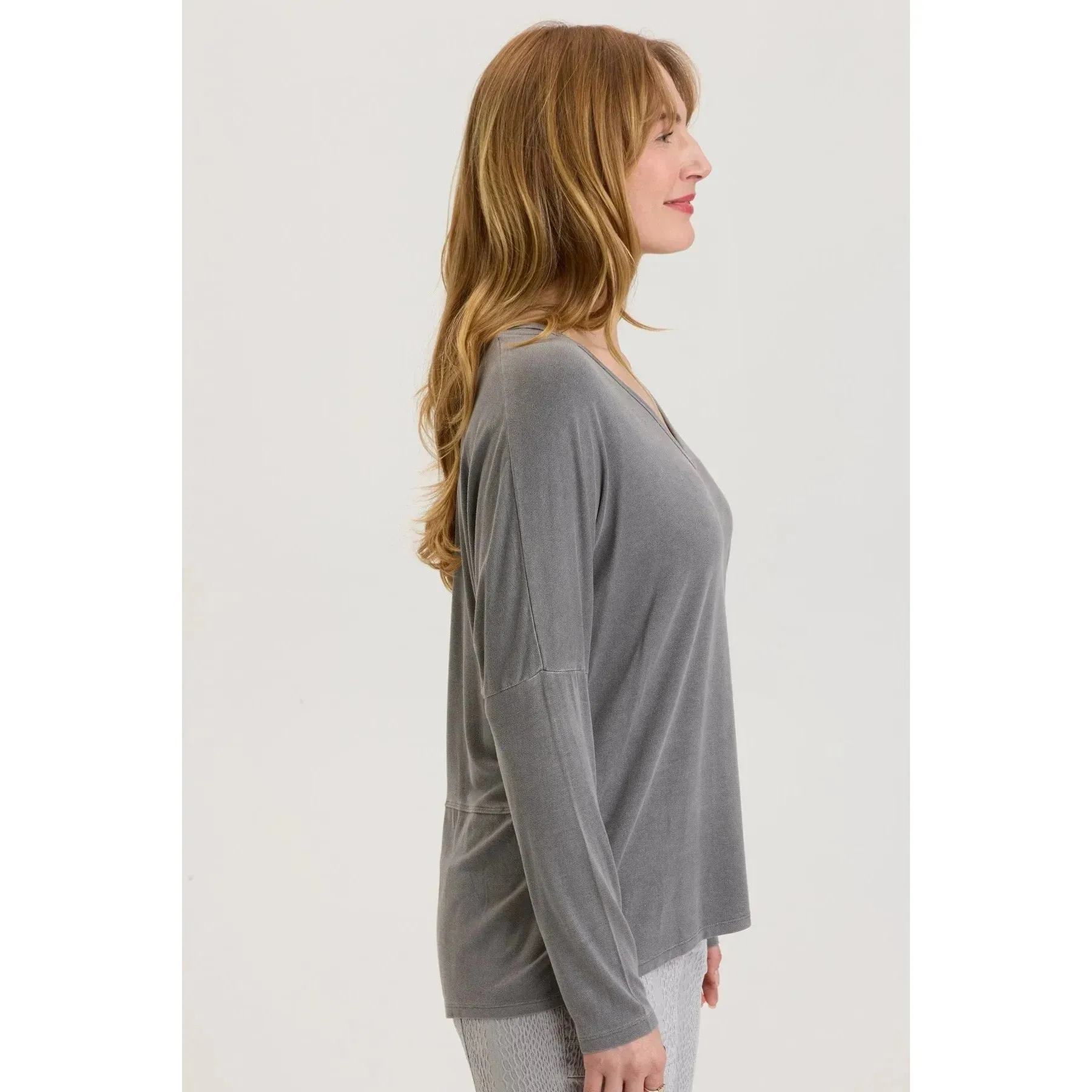 Delightful Top in Grey
