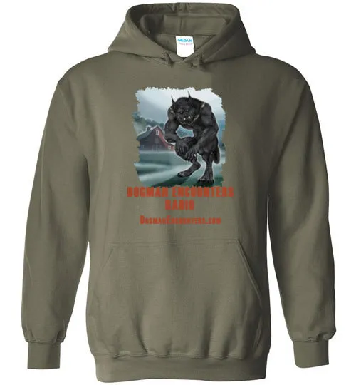 Dogman Encounters Episode 137 Collection Hooded Sweatshirt (vertical design)