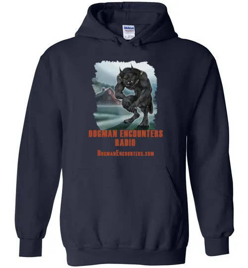 Dogman Encounters Episode 137 Collection Hooded Sweatshirt (vertical design)