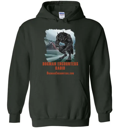 Dogman Encounters Episode 137 Collection Hooded Sweatshirt (vertical design)