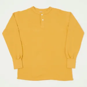 Dubbleworks Thermal Henley Tee - Citrus