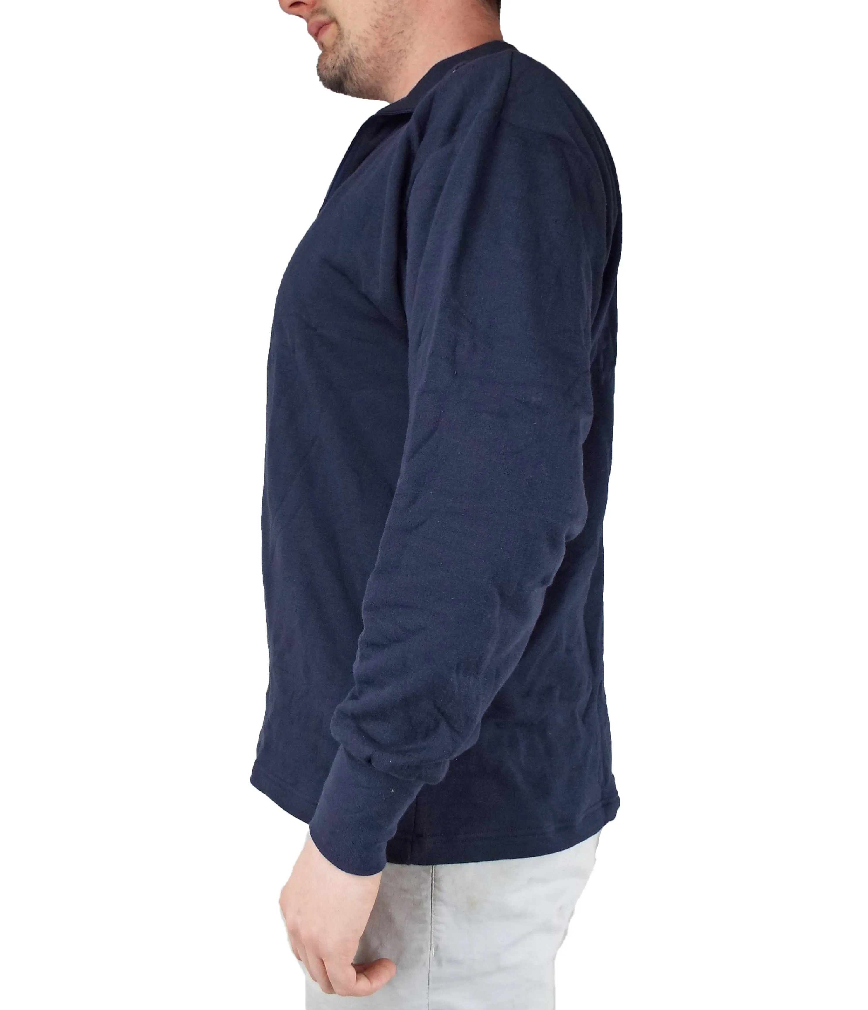 Dutch Military - Navy Blue Norgie Shirt – Base Layer - Unissued