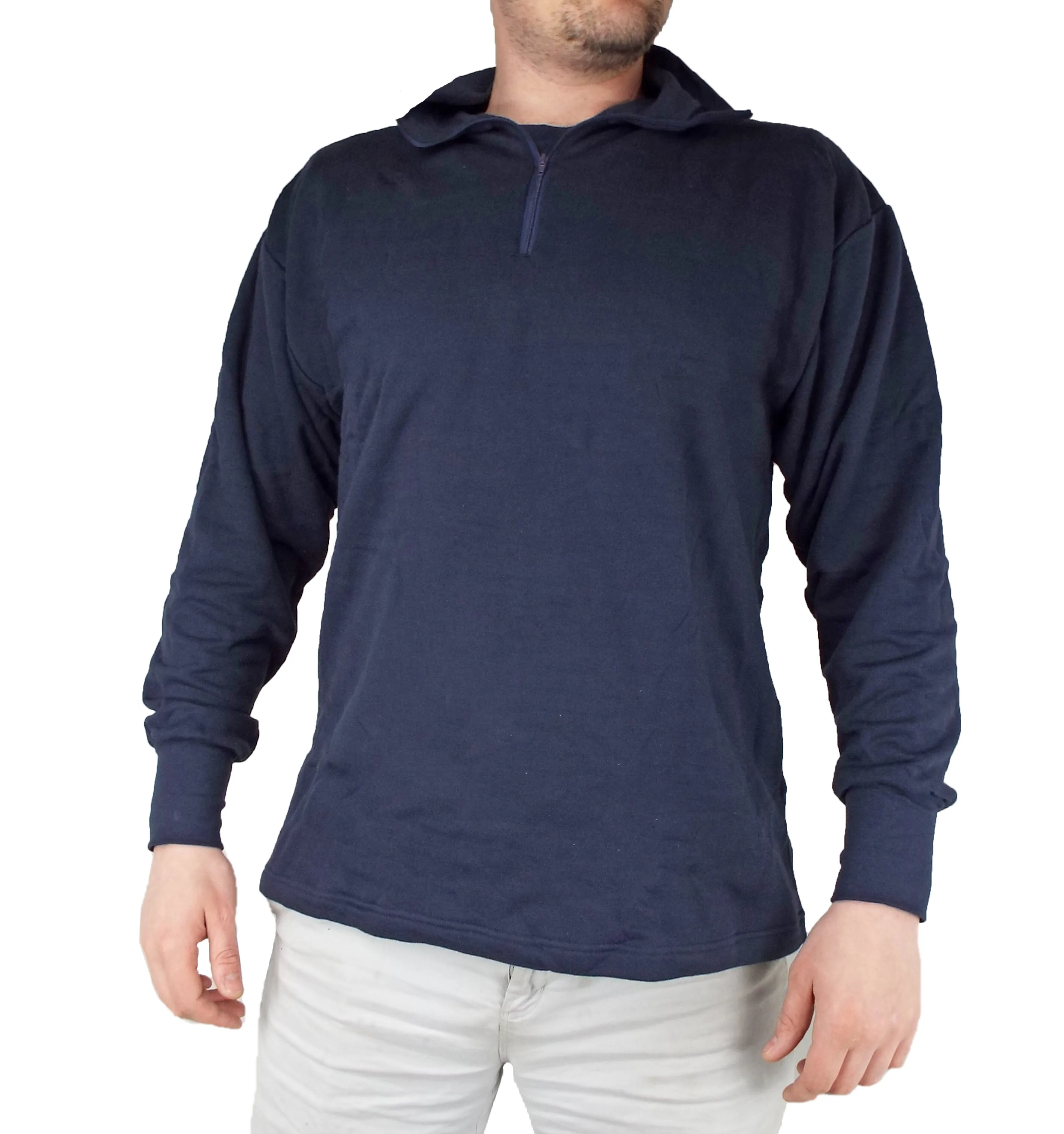 Dutch Military - Navy Blue Norgie Shirt – Base Layer - Unissued