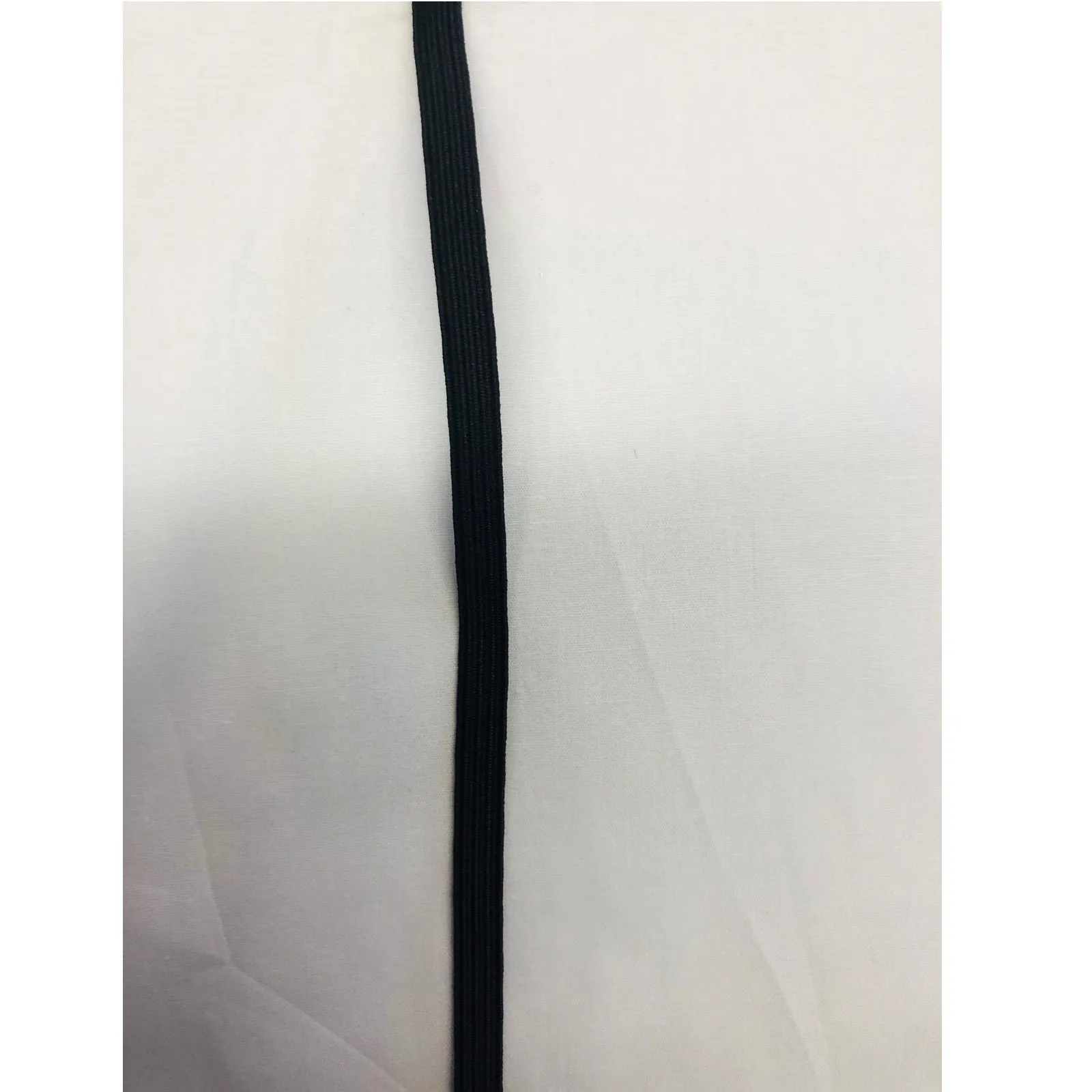 Elastic Black 1/4"(6mm) - Loose