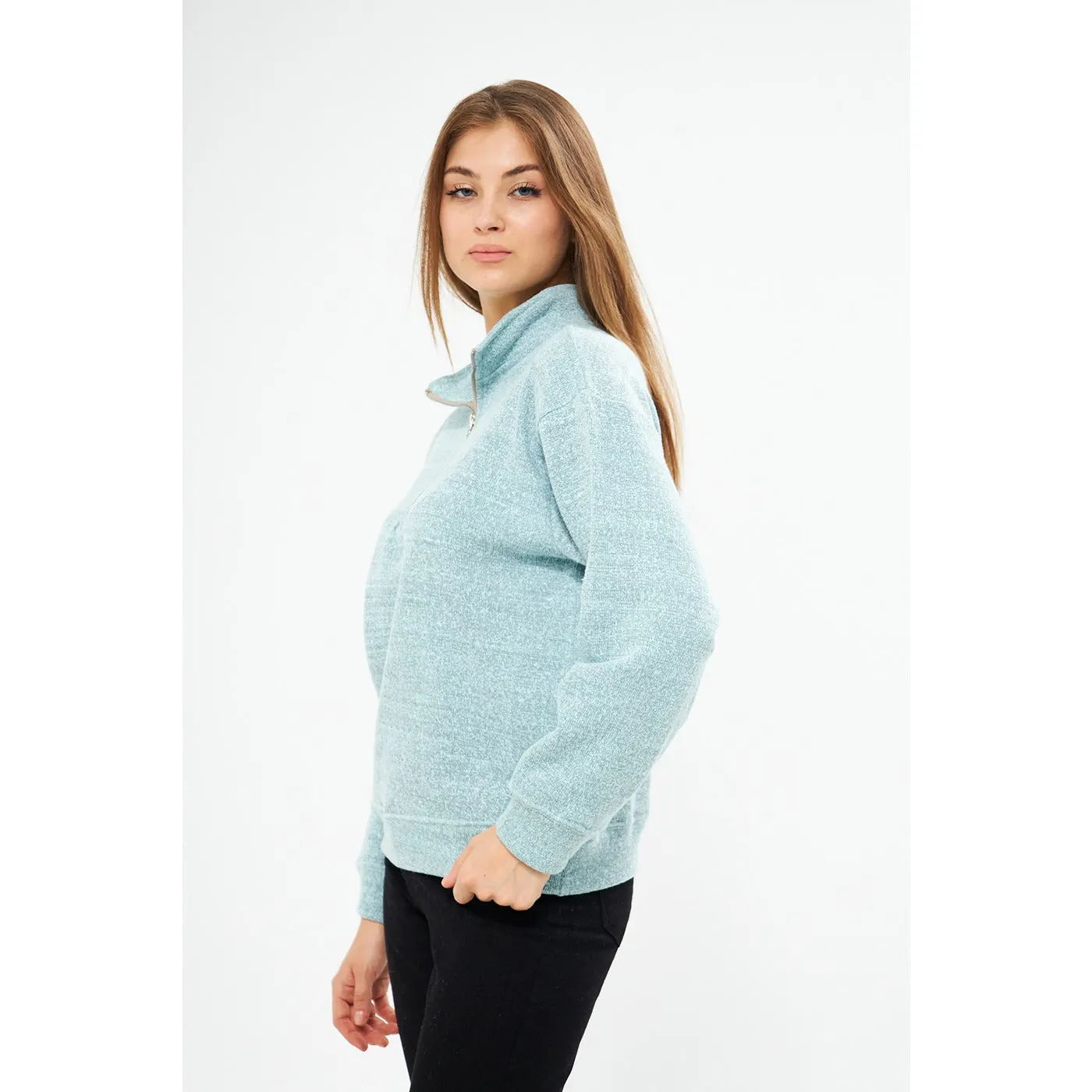 Floating Blue Oversized Sweatshirt