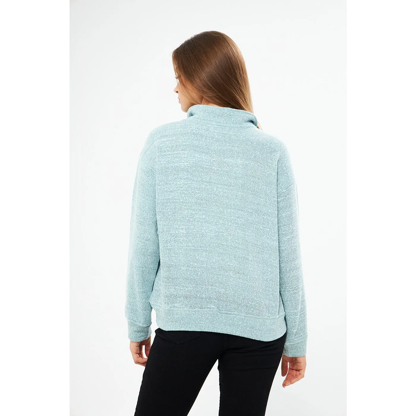 Floating Blue Oversized Sweatshirt