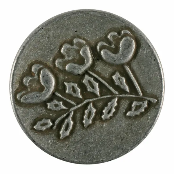 Flower stem button