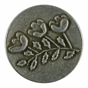 Flower stem button