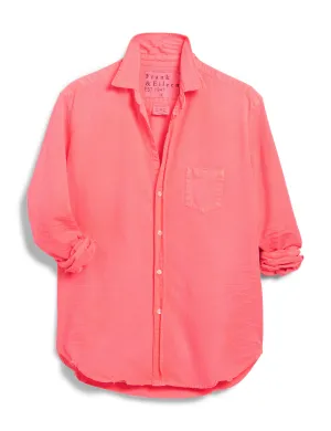 Frank & Eileen - Eileen Relaxed Button Up in Neon Pink
