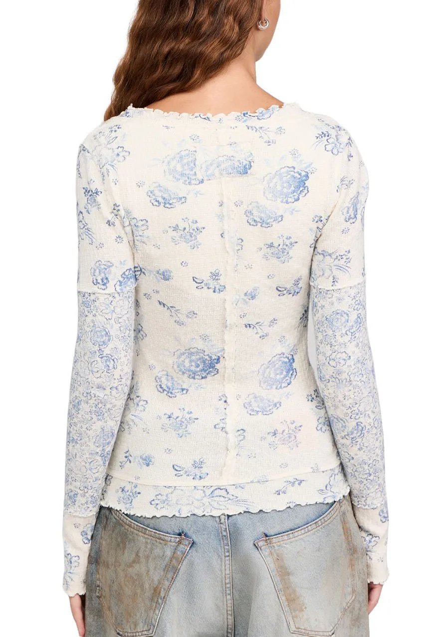 Free People Clover Printed Thermal