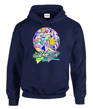 GAME ON Retro Volleyball Hooded Sweatshirt