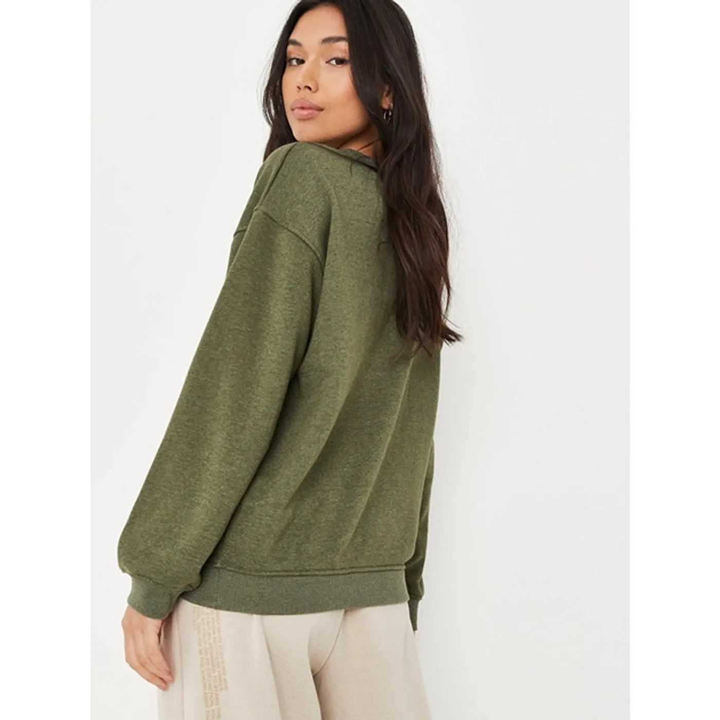 Green Oversized LA Sweatshirt