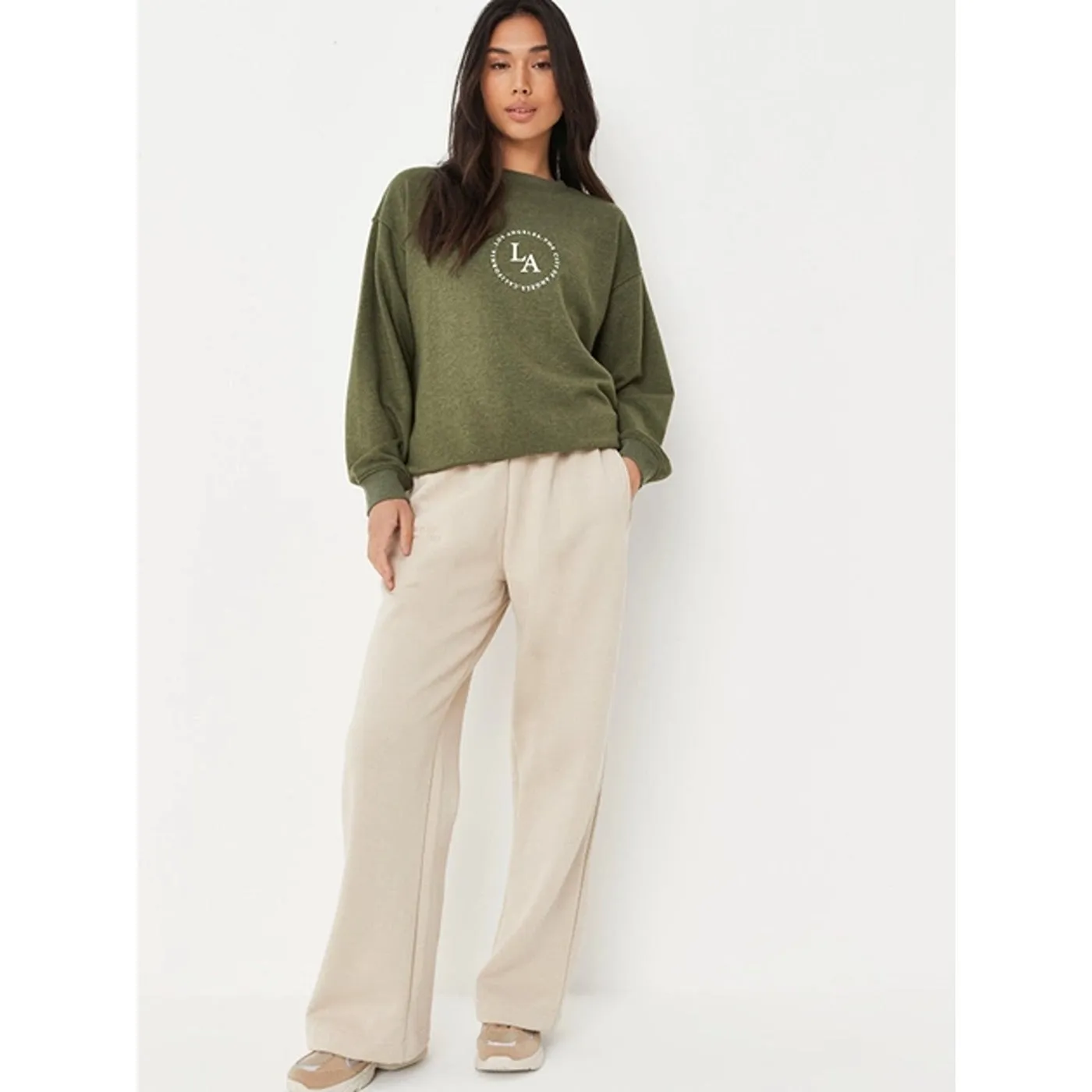 Green Oversized LA Sweatshirt