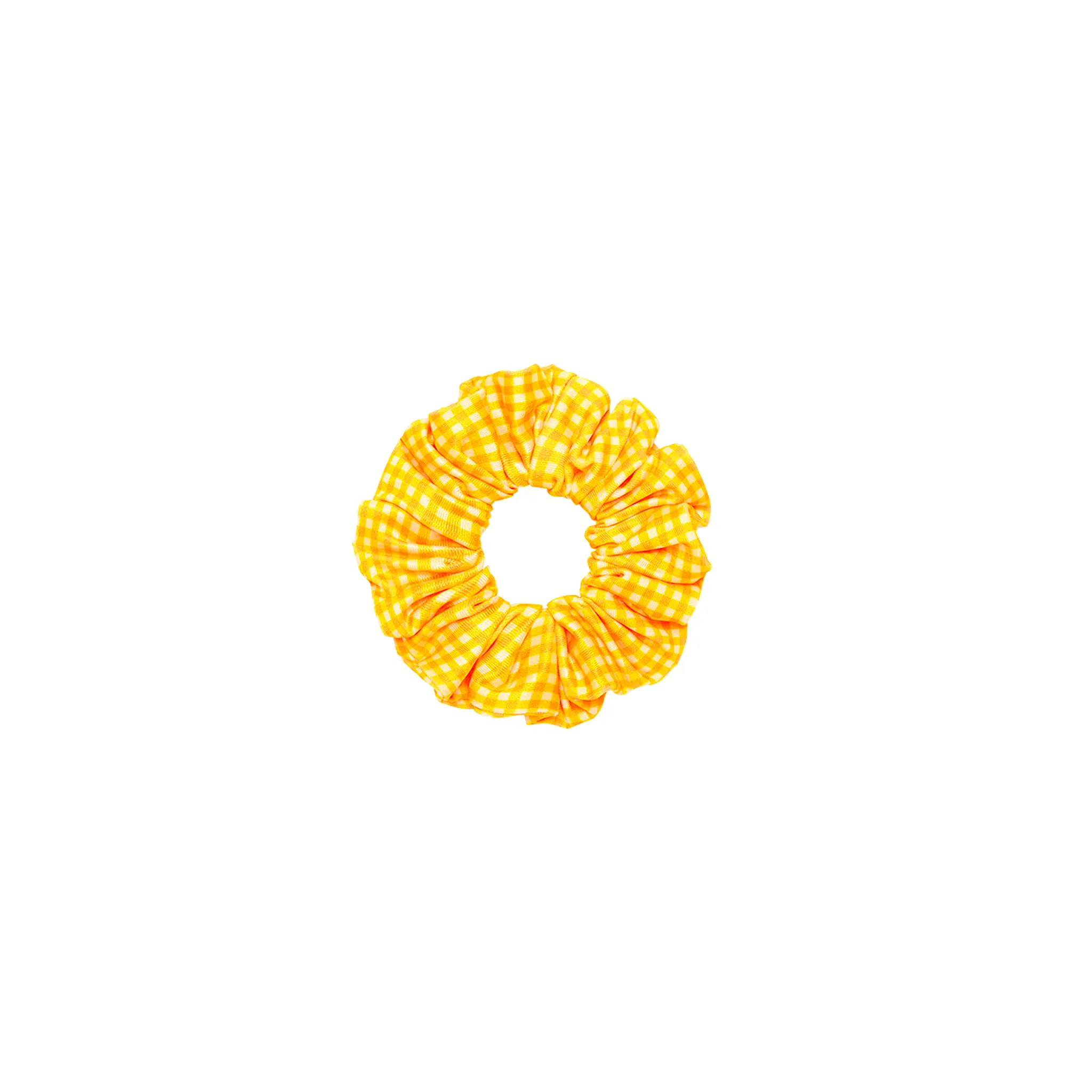 Hair Scrunchie - Sunshine Gingham