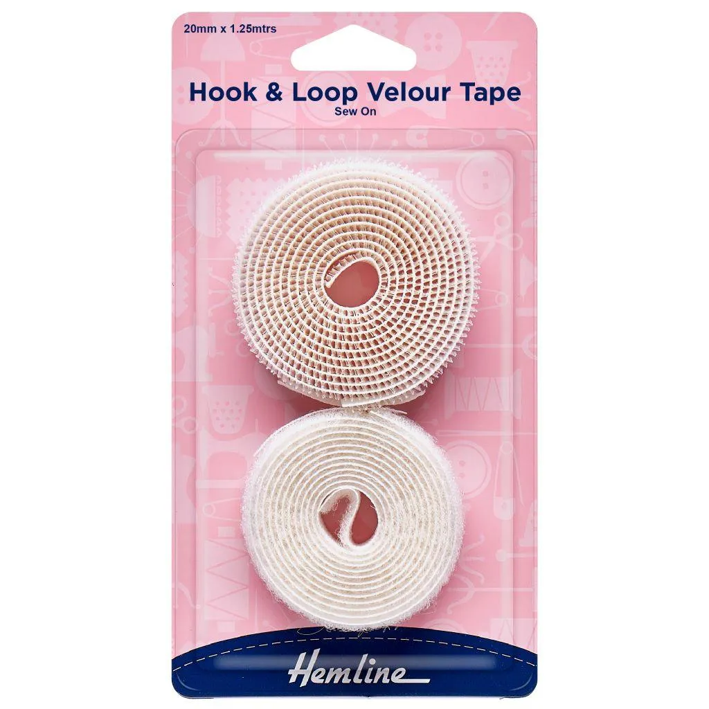 Hemline Hook & Loop Tape - Sew on