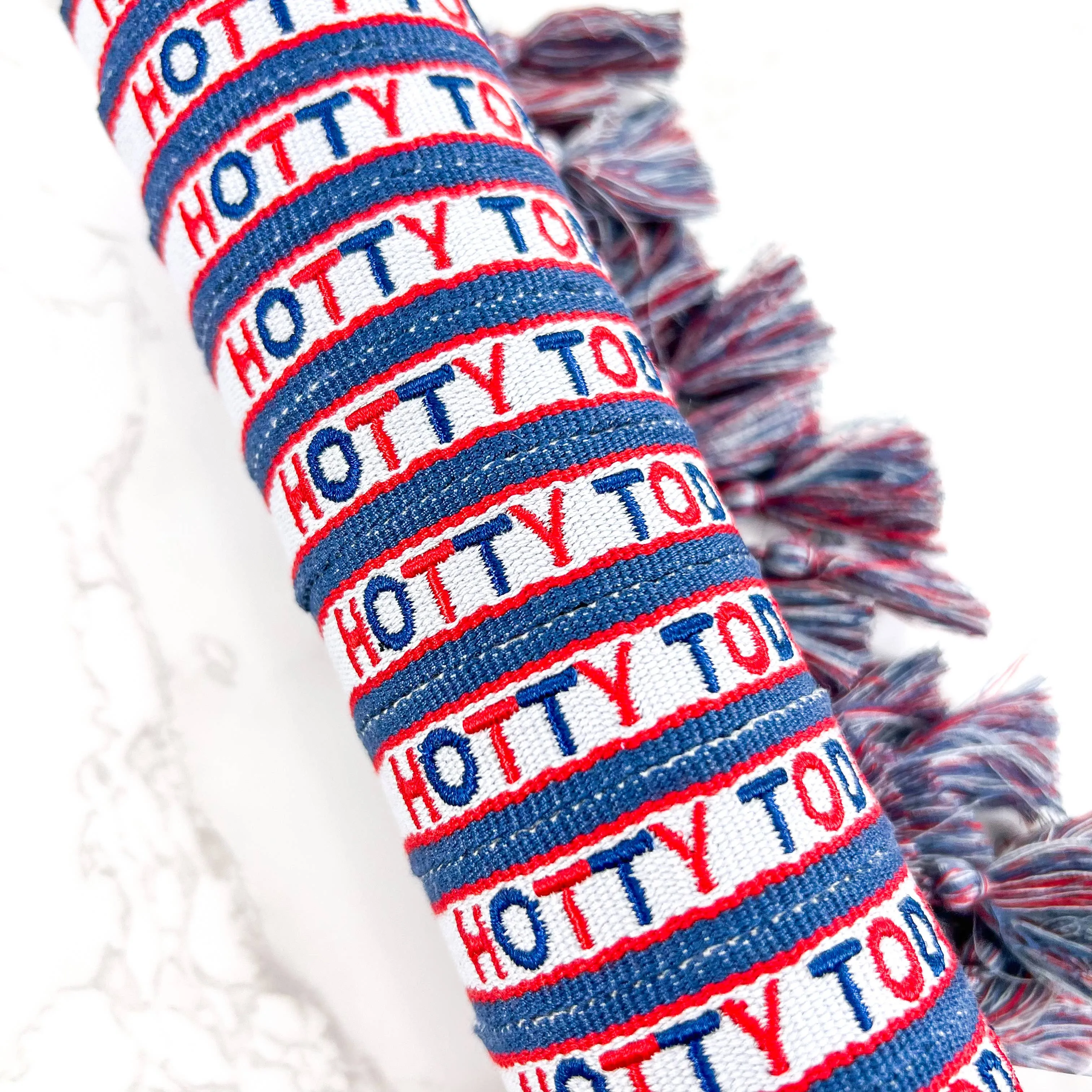 Hotty Toddy Embroidered Bracelet