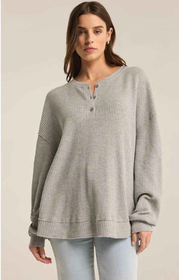 Jax Cozy Waffle Henley