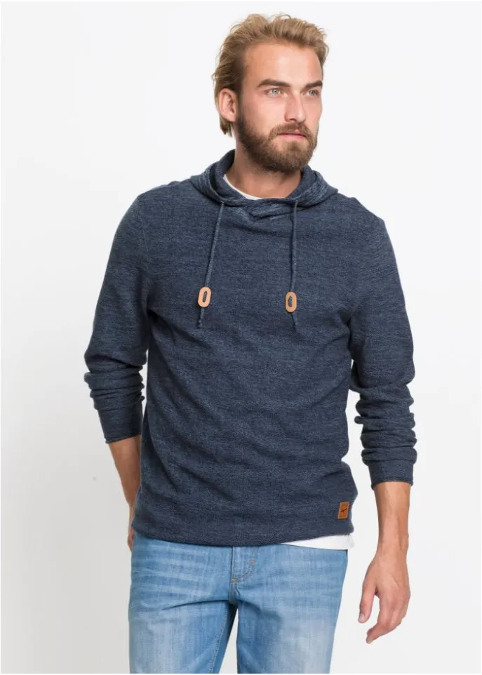 John Baner Jeanswear Hooded Pullover, blue