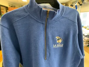 LEAGUE Heritage 1/4 Zip Heather Royal Blue