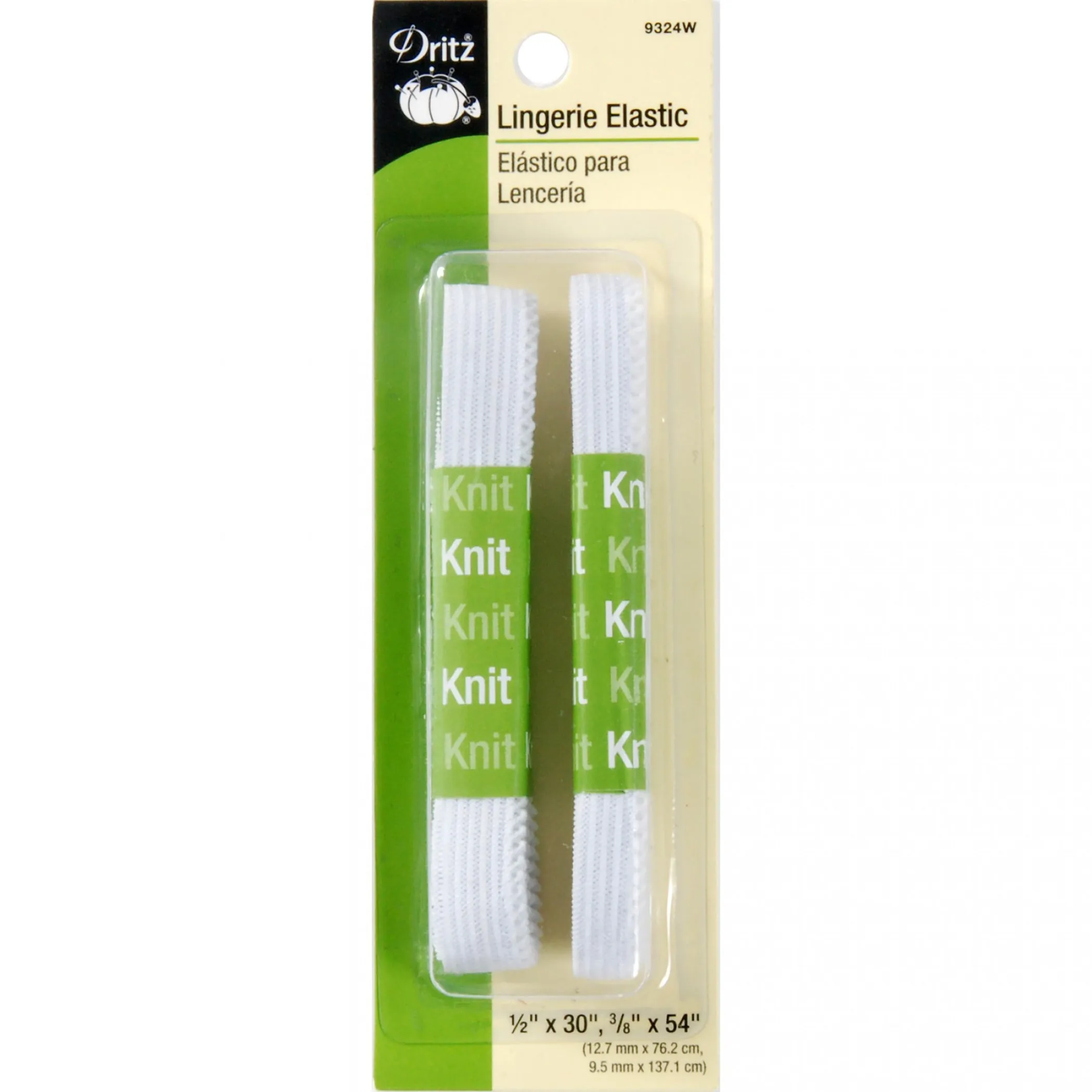 Lingerie Elastic Assorted Sizes, White