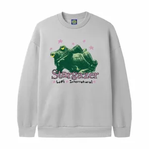 Lo-Fi Stargazer Crewneck Sweatshirt (Cement)