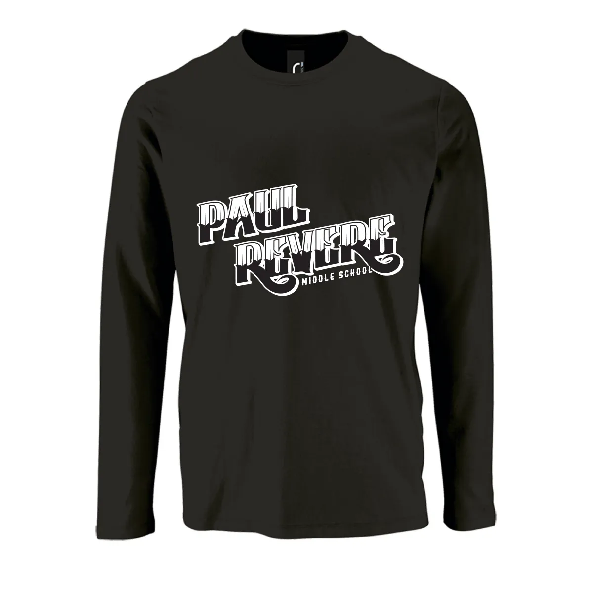 Marquee Black & White Long Sleeve T-Shirt