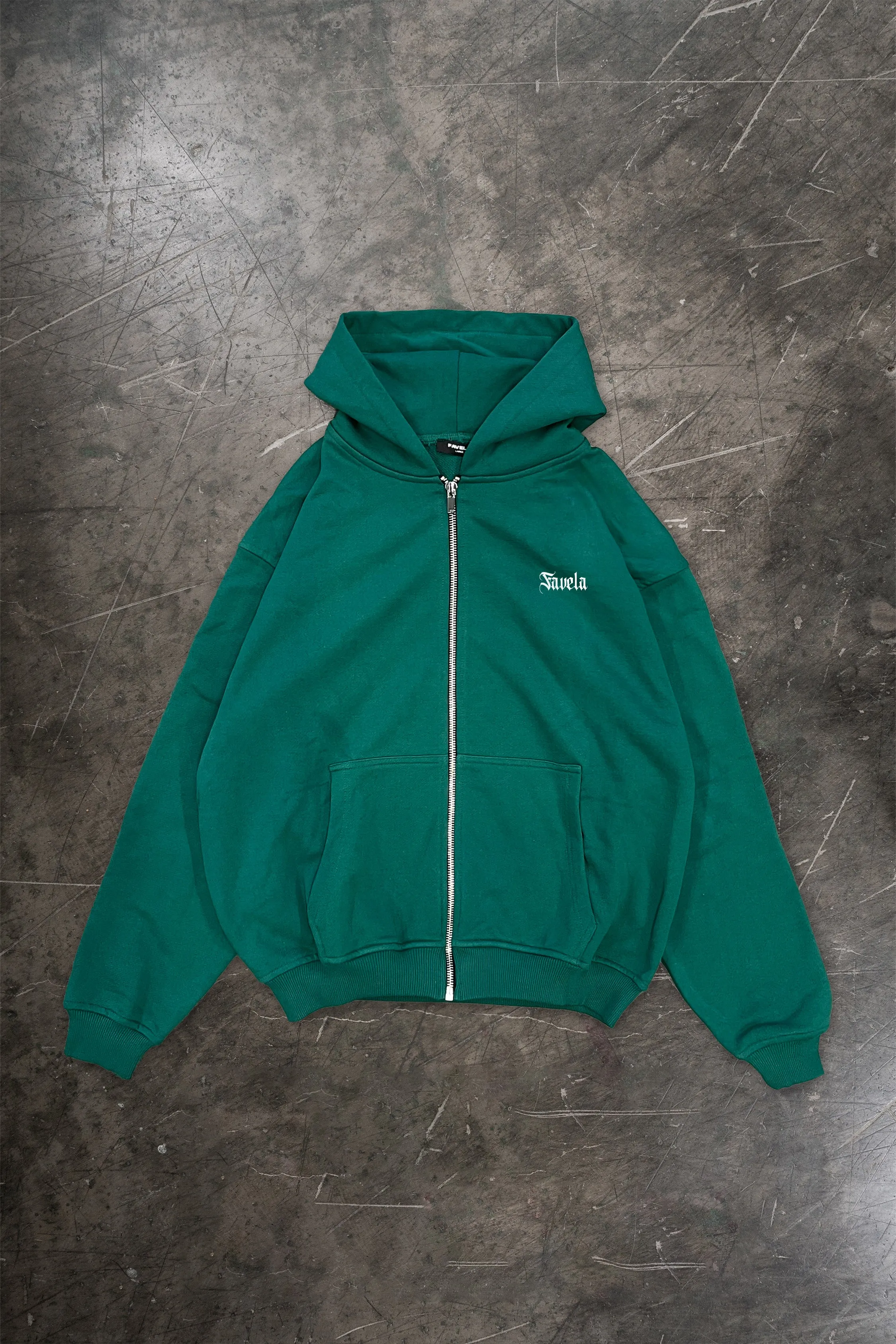 %OUTLINE FOREST GREEN FRONTZIP%