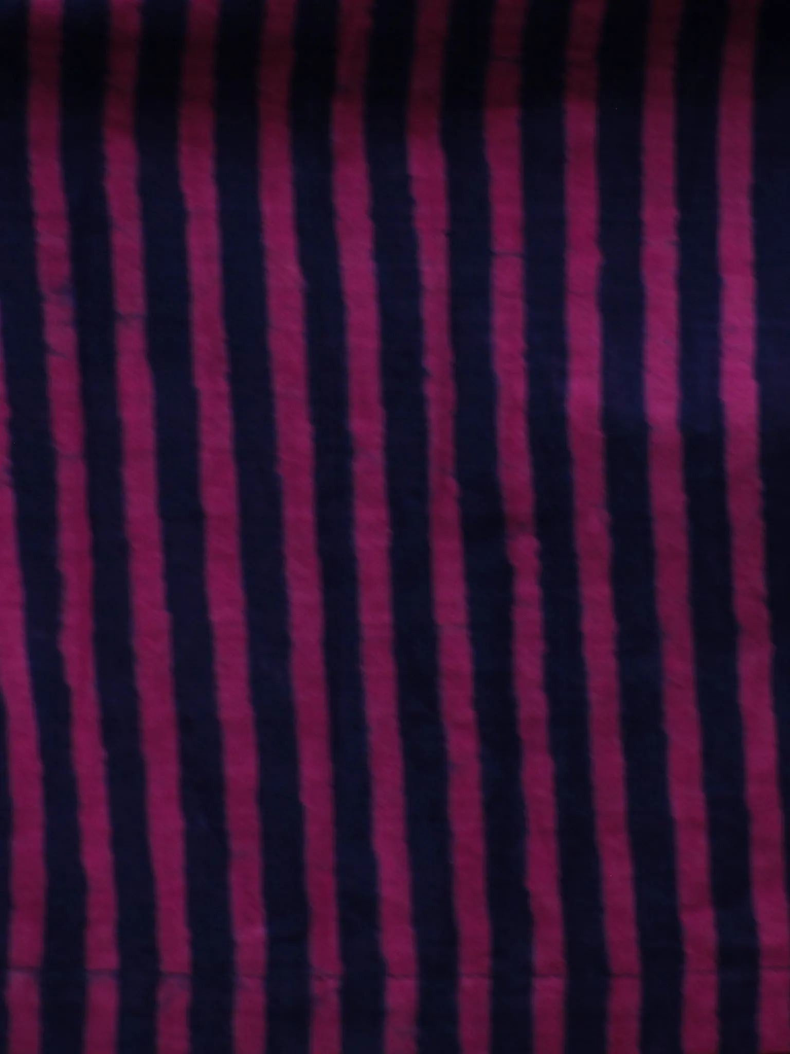 Purple Magenta Hand Block Printed Cotton Top - T13F464