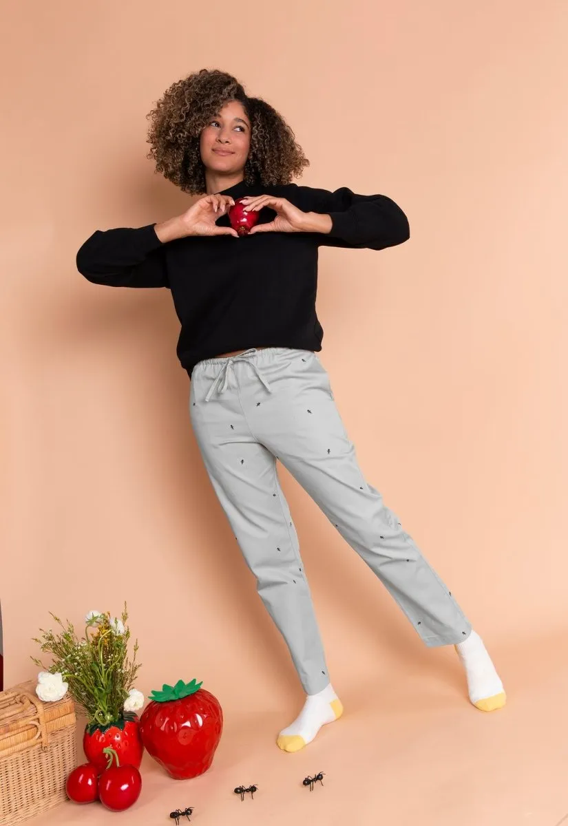 "Ants on Your Pants" - Pearl Grey