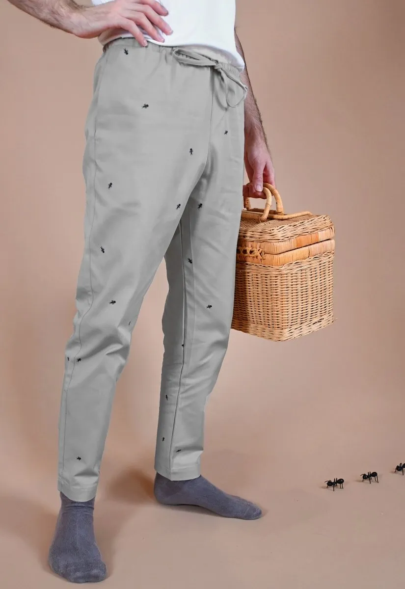 "Ants on Your Pants" - Pearl Grey